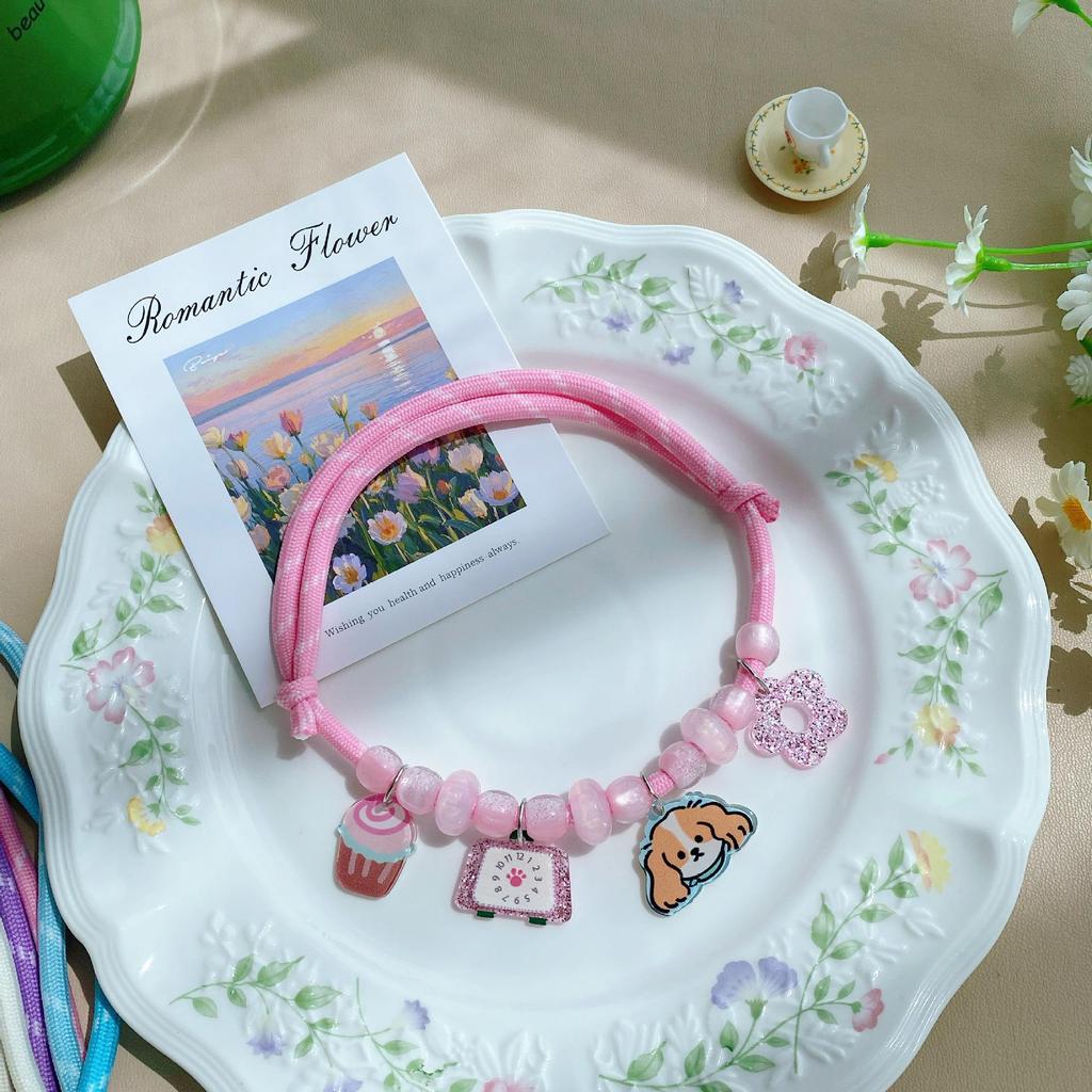 Dreamy Colorful Adjustable Princess-Style Cat Collar 2026
