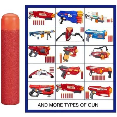 A 120 Pack Refill Darts 9.5cm Foam Blaster Refill Bullets Compatible for Nerf Mega Guns Foam Toy Darts for Kids Birthday Gift