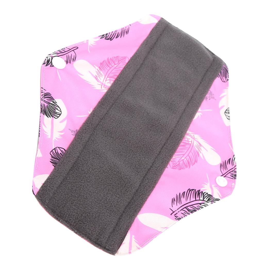 Cloth Menstrual Pads Washable Reusable Bamboo Charcoal Sanitary Pads Heavy Flow Overnight useS