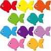 Eaasty 200 Pieces Fish Paper Cutouts Classroom Bulletin Board Decorations Colorful Fish Shape Accents for Wall Decor School Party Supply Teachers DIY