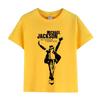 Kids Michael Jackson Rock N Roll T-Shirt Children's Fashion Crew Neck Top Summer Casual Clothes for Baby Boys And Girls
