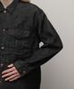 Schott NYC DENIM UTILITY JACKET, Men's, Size S, Black (782-4152003)