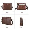 Genuine Leather Laptop Bag For MacBook Pro 14.2 Multi-Functional Crossbody Handheld