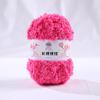 50g Single Strand Coral Fleece Coarse Yarn,Long Fleece Half Flannel,DIY Knitted Sweaters Scarves,Blankets,Soft Comfortable Yarn