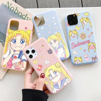 For Huawei Y9 Prime 2019 P30 P20 Honor 10i 20i 8X 50 Mate 20 Pro P40 Lite E Y7 Y6 P Smart 2021 Nova 5T Cartoon Anime Girls Case