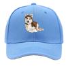 Vibrant Husky Art Print Home Decor Hip Hop hat Fashion Outdoor Sports Sandwich Baseball Cap