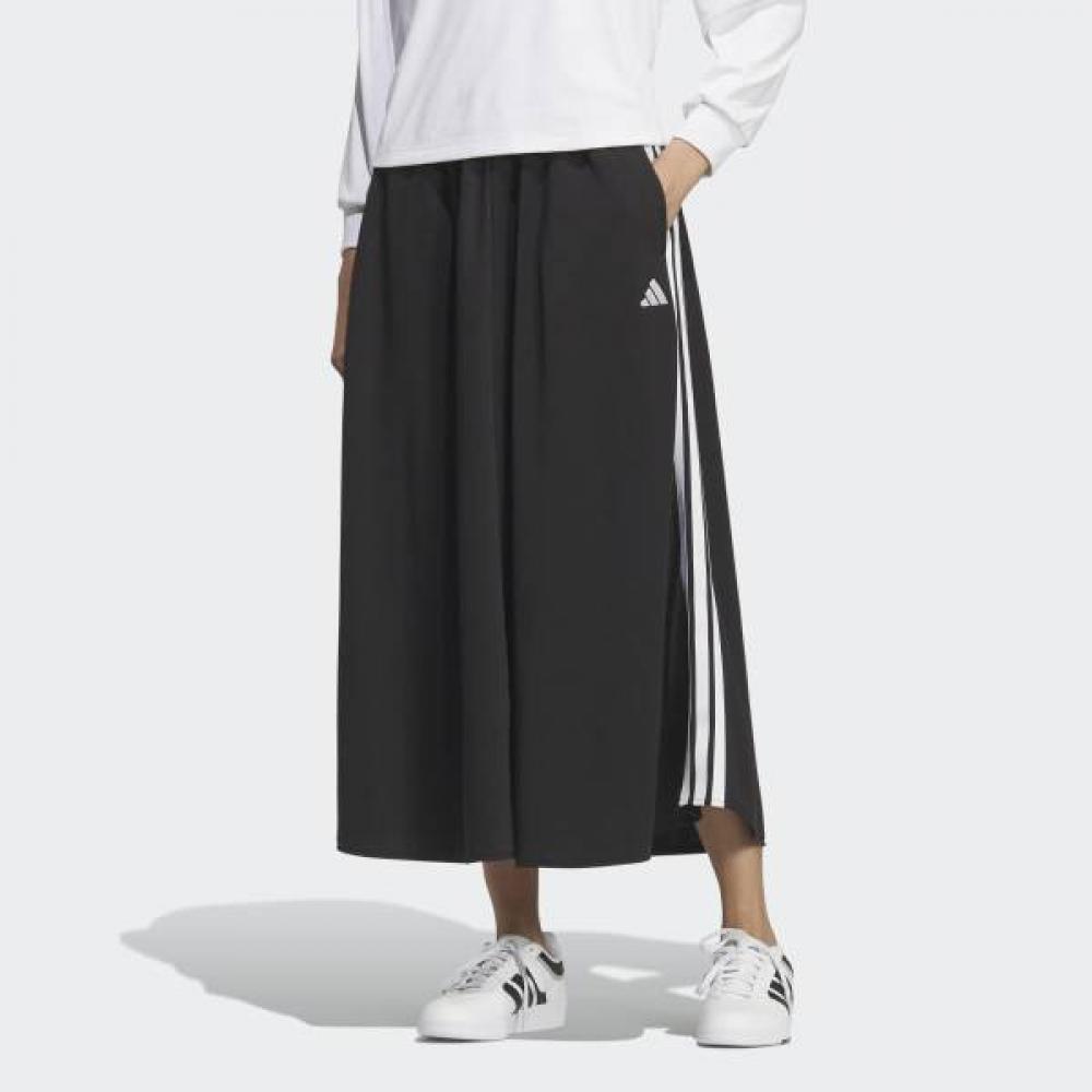 AdidaS Women S 3 Stripe Long Skirt Black