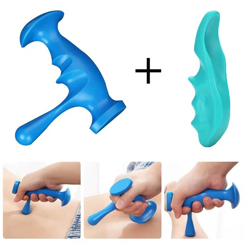 Bärbar Massagerare Tumme Finger Tryck Press Utlösare Punkt Hela Kroppen Fot Rygg Manuell Verktyg Djup Avslappning Lindra Trötthet