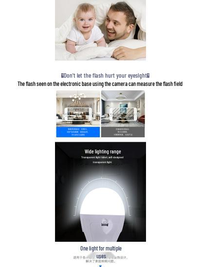Portable E27 LED Emergency Bulb for Outdoor and Home Use