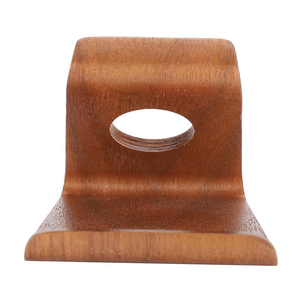 Portable Mobile Phone Stand Desktop Bedside Tablet Computer for iPads Stand Wooden(Nutbrown )