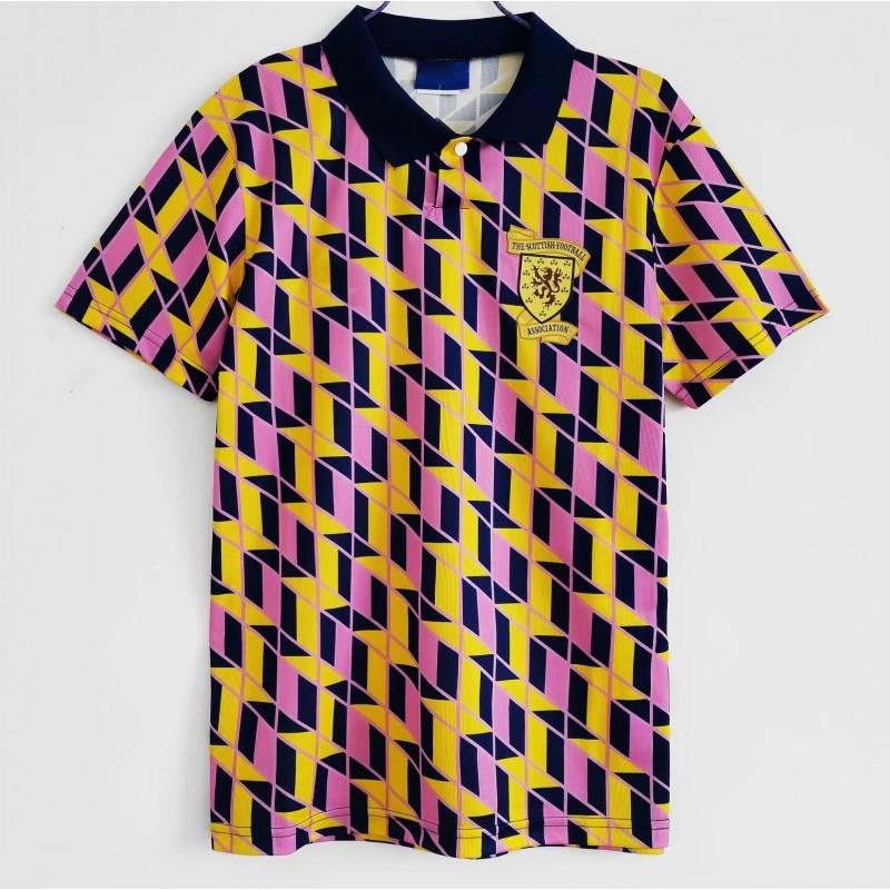 Retro Skotijas izlases futbola krekls ar
