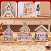 Creative New Christmas Decoration Items, Christmas Snow House Soft ClayChristmas House Decoration Pieces
