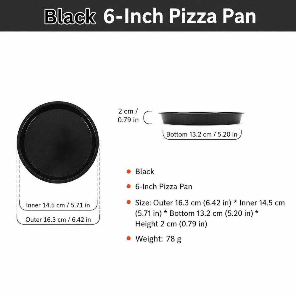 Round Pizza Tray Carbon Steel Baking Tray New Cake Mold  Baking Pizza Cake