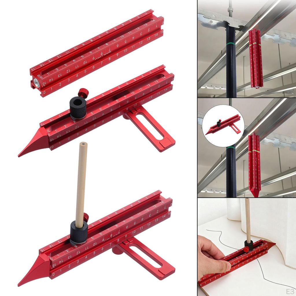 Aluminum Alloy Scribing Tool for Woodworking, Carpentry And DIY Projects