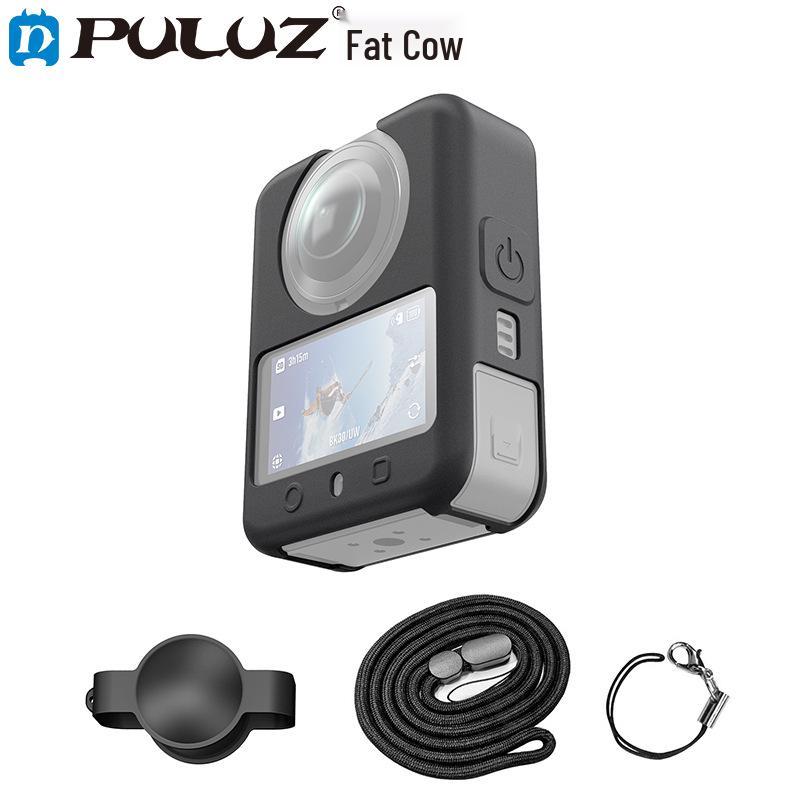 Силиконовый чехол PULUZ для панорамной спортивной камеры DJI Osmo360, аксессуары