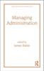 Книга Managing Administration