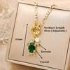 Hot Sale Cute Crystal Sea Turtle Animal Pendant Necklace High Quality Women Girls Casual Party Clavicle Chain Jewelry Gift