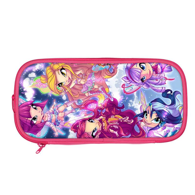 Winx Club Pencil Case Double Layer Storage Organizer For Students And Kids