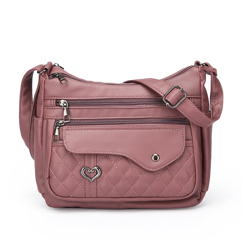 

Сумка с вышивкой Diamond, женская, маленькая, квадратная, большая, многослойная сумка, сумка через плечо розовый