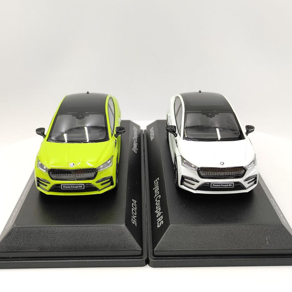 GAM1 Diecast SKODA 1:43 Scale Enyaq Coupe RS Alloy Car Model Collectible Toy Gift Souvenir Display Ornament
