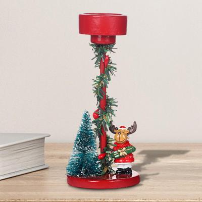 Weihnachtskerzenhalter Kerzenständer Tischplatte Tisch Harz Kerzenständer Kerzenleuchter