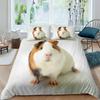 3D Hamster Cute Animals Comfortable Duvet Quilt Cover Pillowcase Bedding Set Children Bedroom Decoration Home Textile