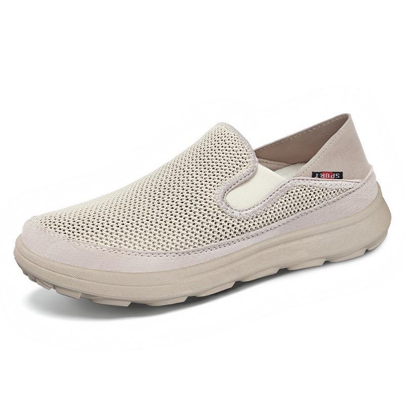 Shoes Men's summer large-size casual shoes New versatile men's shoes Old Beijing cloth shoes Lazy one-pedal dad shoes