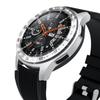 Rhinestone Decor Index Gredzens Nerūsējošā tērauda pulksteņa rāmja gredzens Samsung Galaxy Watch 46mm