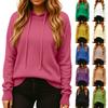 Women's Sweatshirt, Knitted Sweater, Casual Hooded Sweater