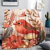 1Pc Cartoon Print Flannel Blanket, High Quality Comfortable for All Seasons, Home Decor, Warmth and Comfort, Perfect for Christmas Birthday Gift
