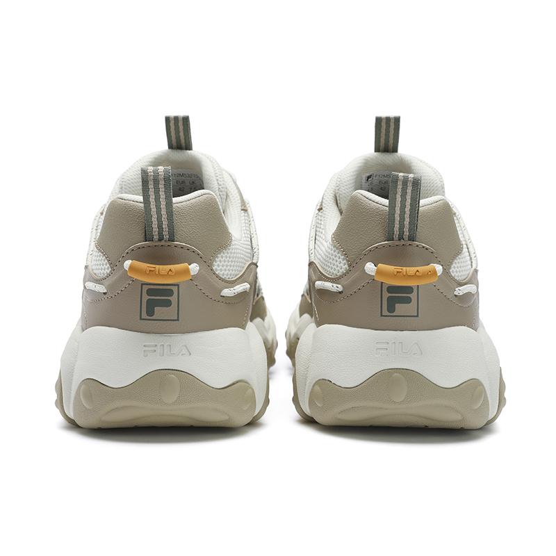 FILA Fluid 6 Cat Paw 6 Trendy Fashion Versatile Low-Top Running Shoes Men sneaker White Brown F12M532105FNP