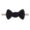 Tie Children'S Bow Headband Solid Color Knitted Waffle Baby Baby Headband Hair Accessories 2526