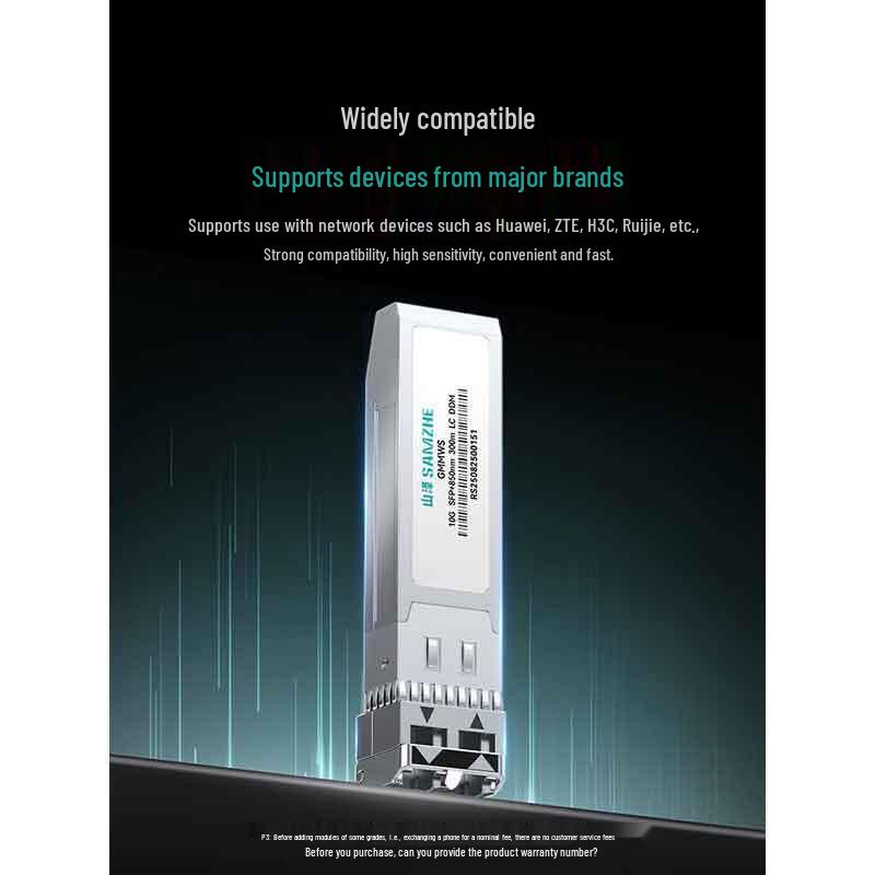 SAMZHE 10G SFP+ LC Multi-mode Optical Transceiver