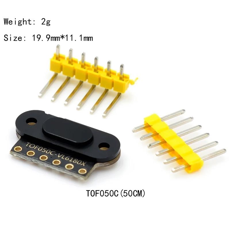 

TOF050C TOF200C TOF400C laser ranging sensor module TOF time-of-flight distance IIC output for arduino VL6180 VL53L0X VL53L1X