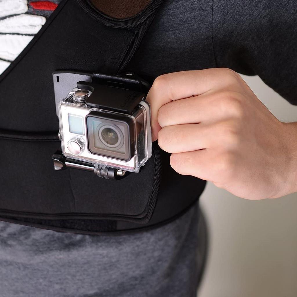 360 Degree Rotary Hat Belt Backpack Clip Clamp Mount For Gopro Hero 8 Session/7/6/ Hero 5/4/3 Skiing Action Camera Accessories