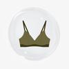 Non-marking Underwear Women Gathered Without Steel Ring Girls Bra Triangle Cup Flat-breasted Comfortable Bra