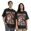 Katseyes Music Kpop Megan Washed T Shirt Streetwear Retro T-Shirts  Tee Shirt Men Women Cotton Harajuku Printed