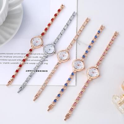 Versatile Ladies Bracelet Watch Round Small Dial Quartz Watch Luxury Wrist Watches  Girls Gift