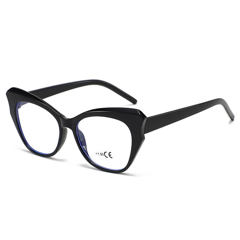 New Personalized Cat Eye Frame Anti Blue Light Reading Glasses Colorful Fashionable And Versatile Dance Party Presbyopia Glasses