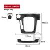 For Volkswagen VW Passat NMS B7 2012- Car Accessories Carbon Fiber Gear Shifter Panel Interior Trim Sticker Modification