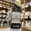 Korean Version of Contrasting Color Fresh High School College Students Backpack Campus Ins Forest Department Simple Backpack