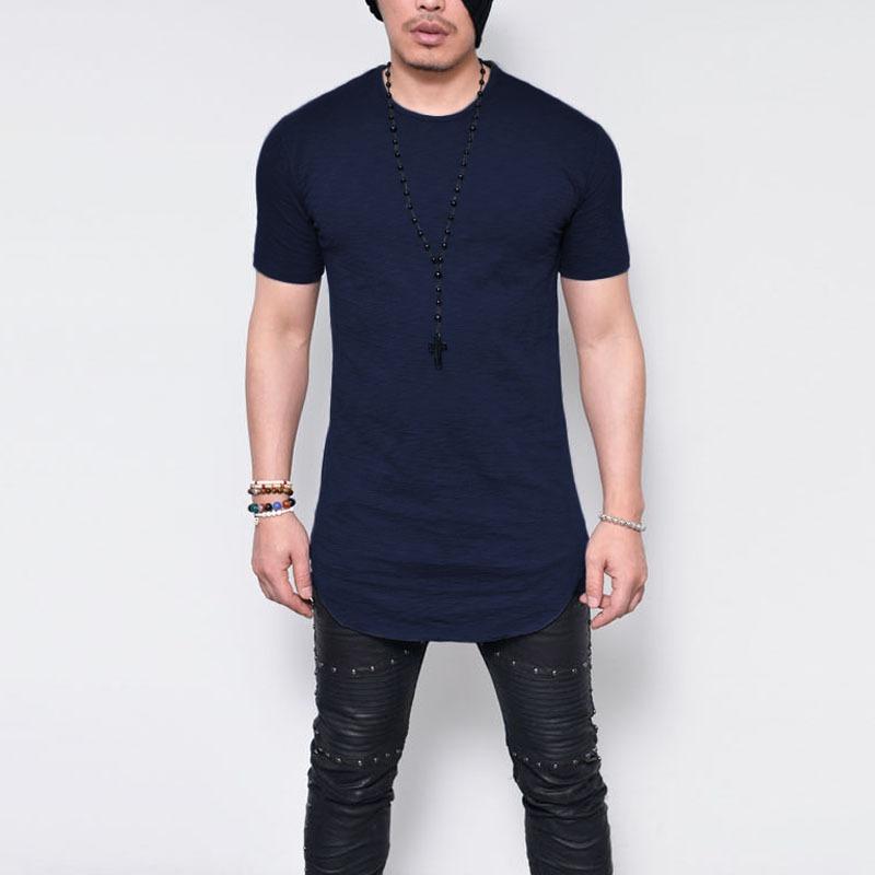 Men S Casual Slim Fit Round Neck Short Sleeve T Shirt