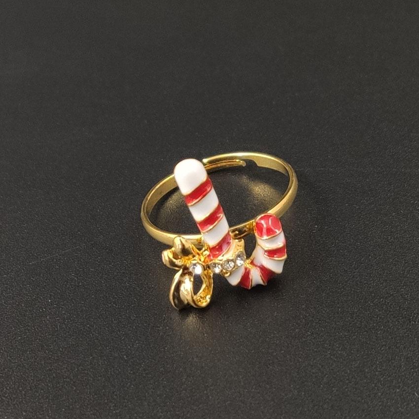 Trendy Christmas Cartoon Animal Finger Rings for Holiday Gifts