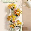 Stylish Wall Hanging Flower Pots Light weight Wall Mounted Plant Pots for Adding Greeneries to Any Living Spaces