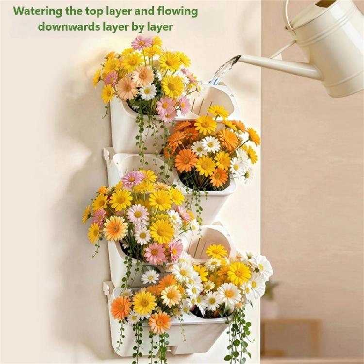 Stylish Wall Hanging Flower Pots Light weight Wall Mounted Plant Pots for Adding Greeneries to Any Living Spaces