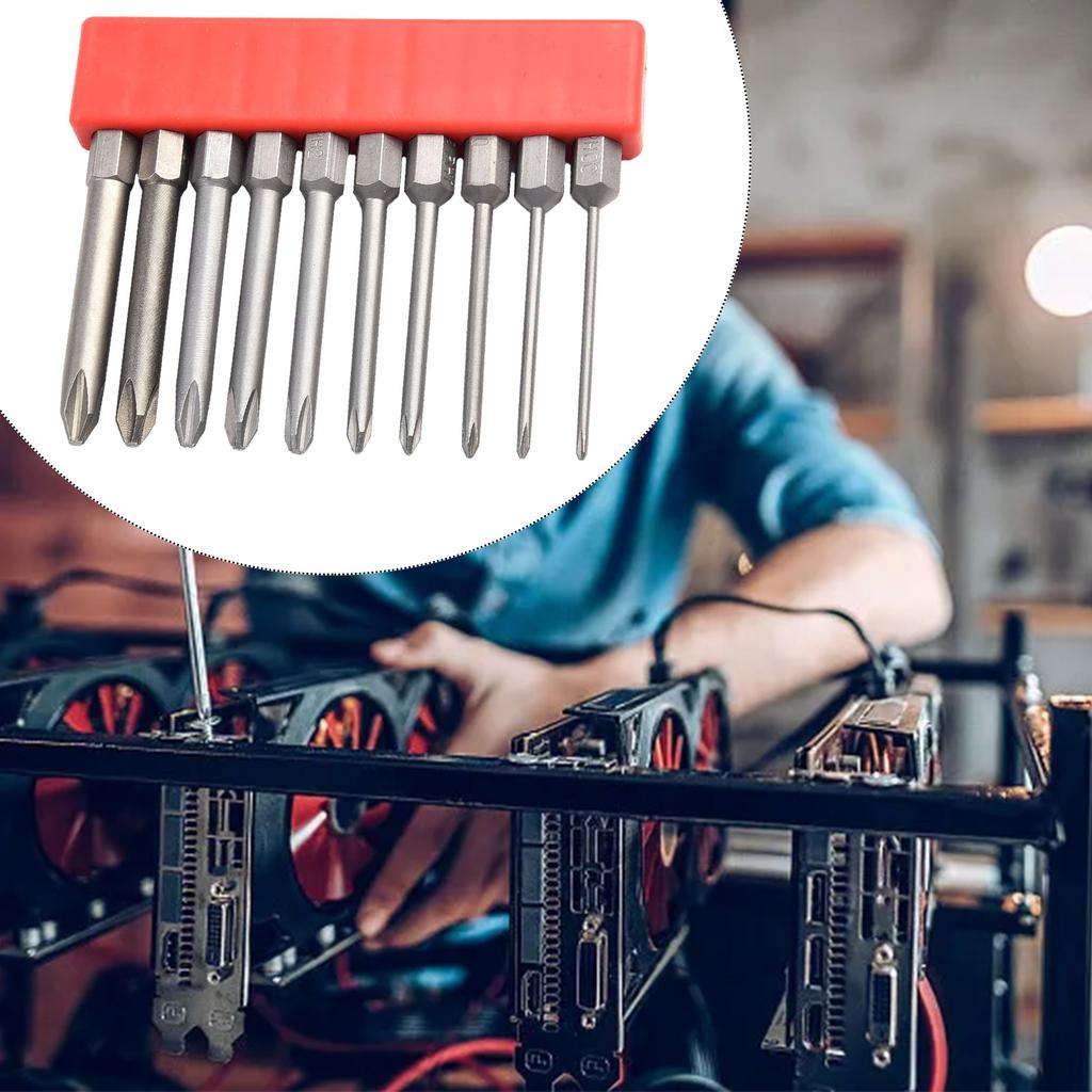 Brand New None Screwdriver Bits Screwdriver Bit Electric Hex Magnetic PH0 PH00 PH1 Screwdriver Bits 10PCS 6.35mm