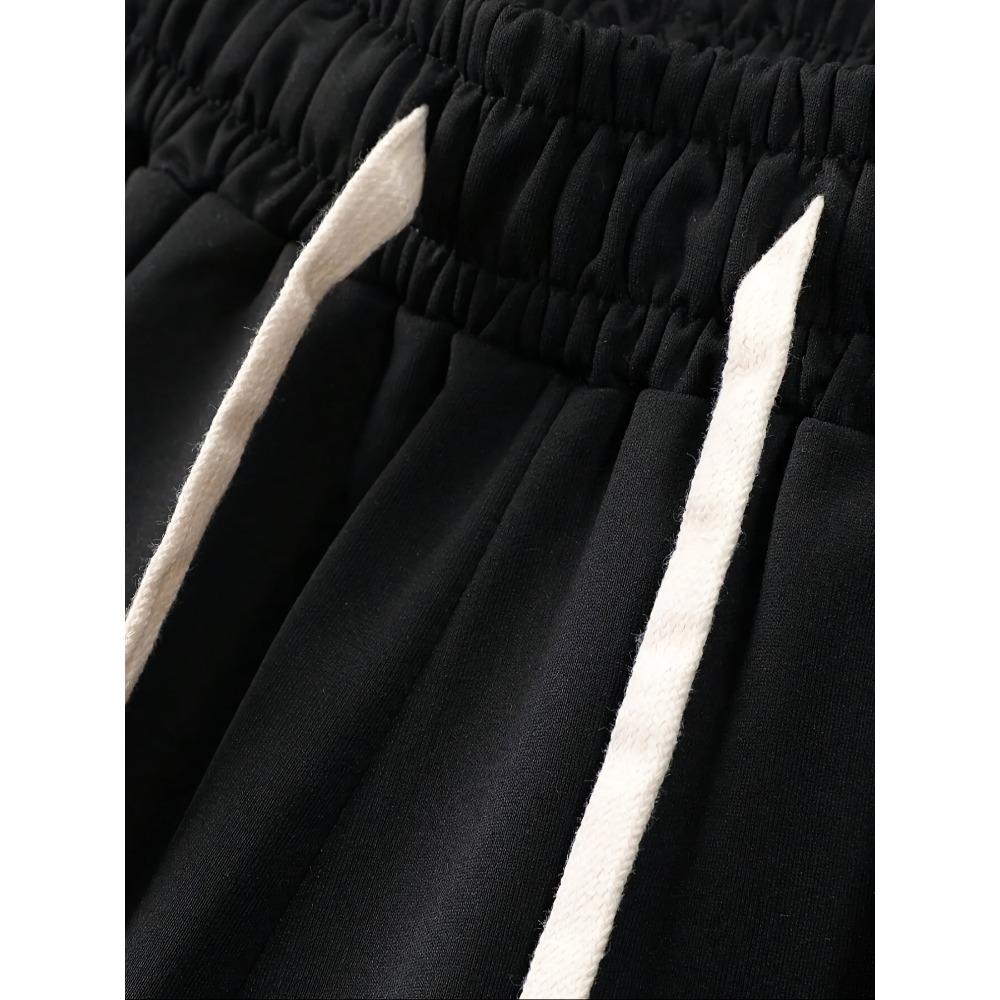 Simple Fashion Men Graphic Printed Shorts Loose Mid Length Casual Street Style Male Short Pants