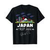 Japanreise 2026 Wir Kommen Passendes Team Reiseurlaub T-Shirt Vintage Mode Herren Atmungsaktiv Lässig Leicht Weich