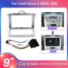 9 Inch Car Radio Stereo DVD Panel Frame Adapter for Ford Focus 2 MK2 05-08 MK2.5 09-13 Audio Dashboard Dask Kit Face Fascia Line