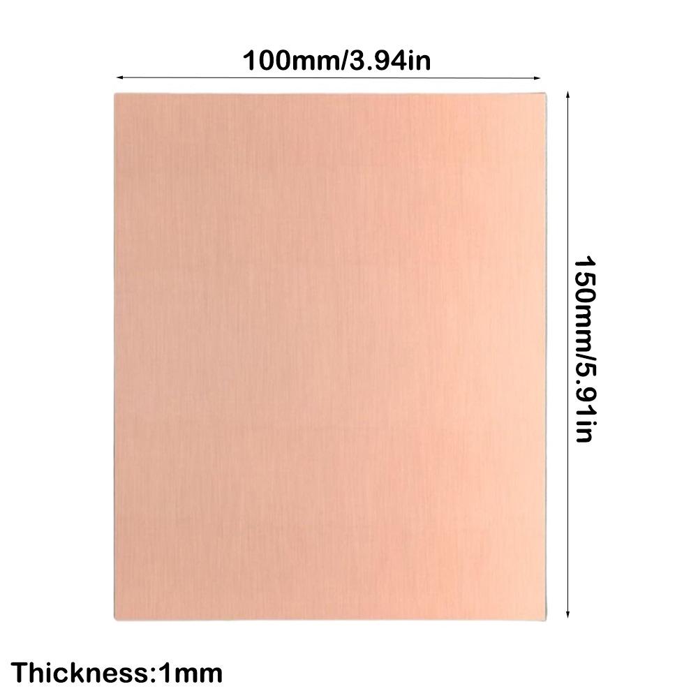 Różne Rozmiary Miedziany Pręt Prostokątny T2 Czysta Miedź Płaska Miedź Płaski Pręt Biżuteria Platerowanie